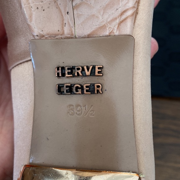 Herve Leger Platform Heels, Size 39.5 - Picture 3 of 4